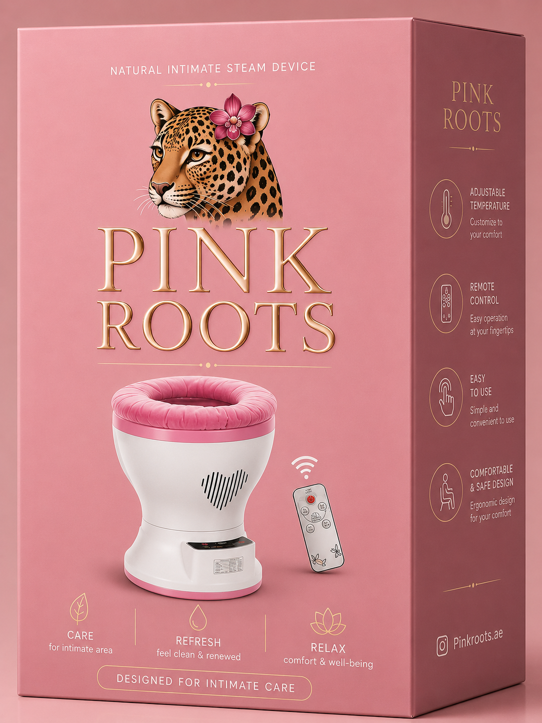 Women’s Herbal Steam Spa Chair – Natural Vaginal Steam Therapy Seat